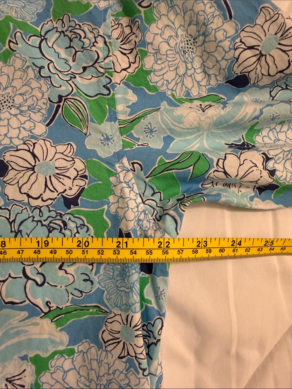 Lilly Pulitzer 3/4 Sleeves Floral Tunic Top - Picture 7 of 8